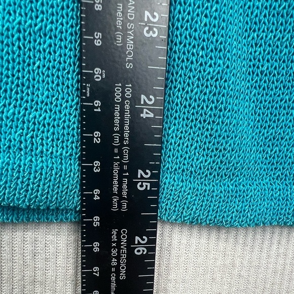 J. McLaughlin Women’s XS Callum Sweater V-Neck Teal - Picture 7 of 8